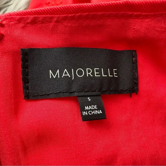 MAJORELLE Jessi Mini Dress in Watermelon Size Small - Picture 6 of 7